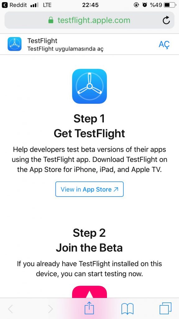 iOS Uygulamalarını Beta Olarak Test Etmek 1 iOS Uygulamalarını Beta Olarak Test Etmek 1