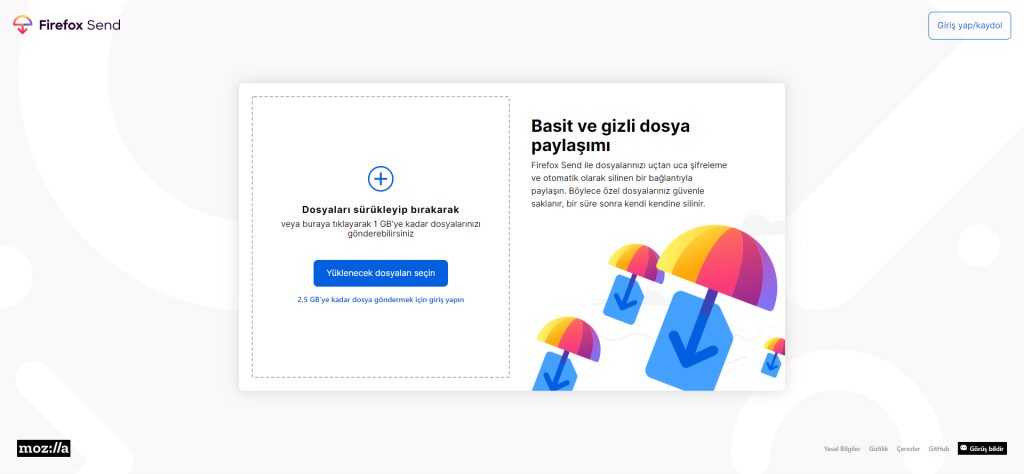 Firefox Send: Dosya Aktarmanın En Zahmetsiz Yolu 2 Firefox Send: Dosya Aktarmanın En Zahmetsiz Yolu 2