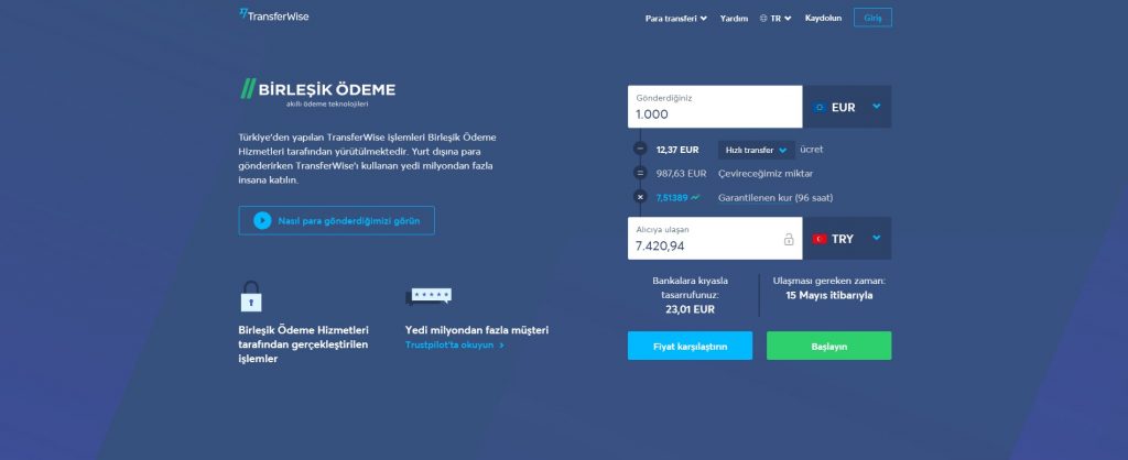 TransferWise: Kesintisiz Yurt Dışına Para Gönderip Yurt Dışından Para Alın 2 TransferWise: Kesintisiz Yurt Dışına Para Gönderip Yurt Dışından Para Alın 2